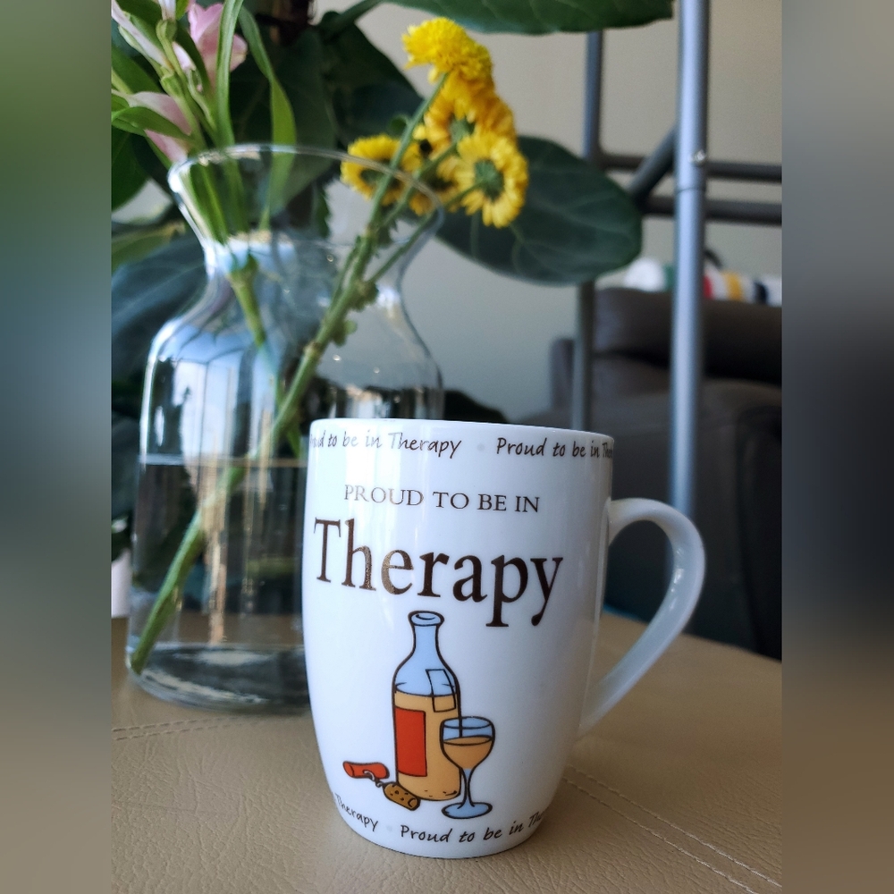 ♻ 5/$25: BNWT Wine Therapy Mug